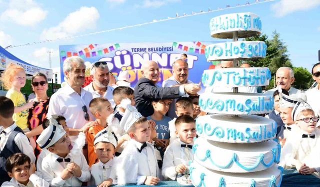 Terme’de geleneksel sünnet şöleni