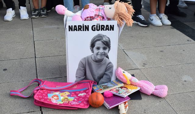 8 yaşındaki Narin Güran’ın öldürülmesi Çorum'da protesto edildi