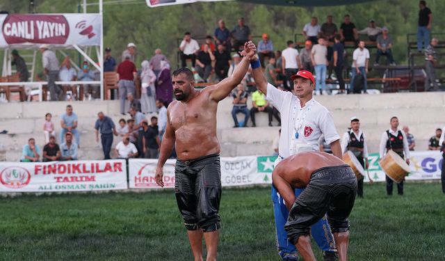 Osmancık Pırlanta Pirinç Festivali'nde Başpehlivan Ünal Karaman oldu