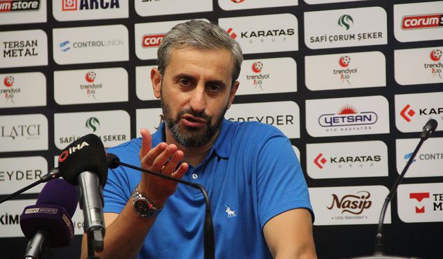 Çorum FK Teknik Direktörü Serkan Özbalta: "İlk kez iki maç üst üste kazandık"