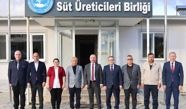 Mecitözü Süt Üreticileri Birliğine ziyaret