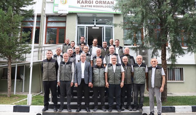 Ormanın yöneticileri Çorum'da buluştu: Yeşilin geleceği Kargı'da çiziliyor