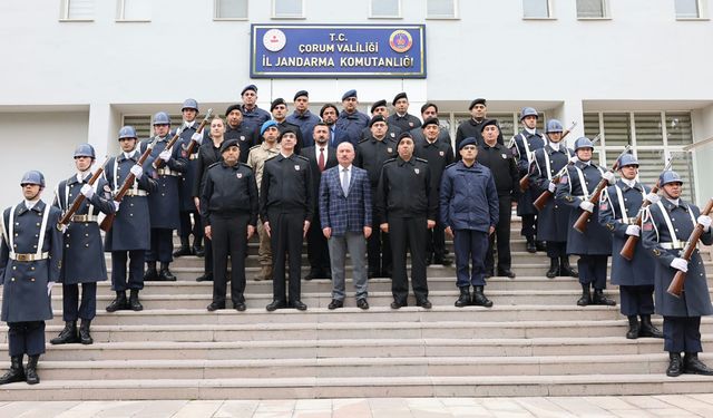 Vali Çalgan, Jandarma yetkilileri ile görüştü