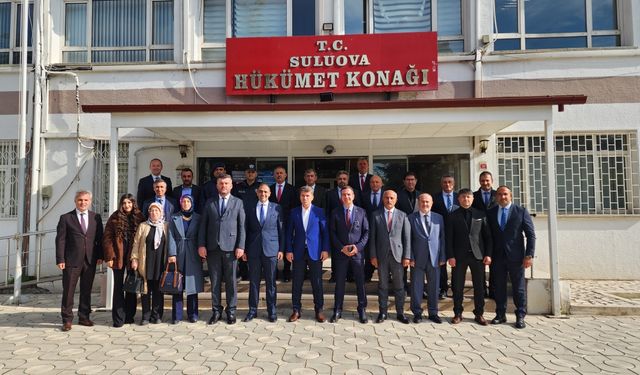 Amasya Valisi Önder Bakan Suluova ilçesini ziyaret etti