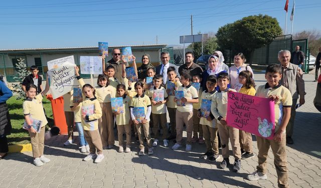 Amasya'da öğrencilerden hayvan bakım ve rehabilitasyon merkezine ziyaret