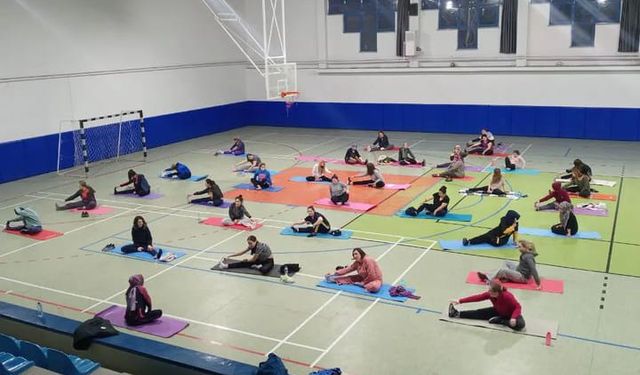 Cide'de pilates eğitimi başladı