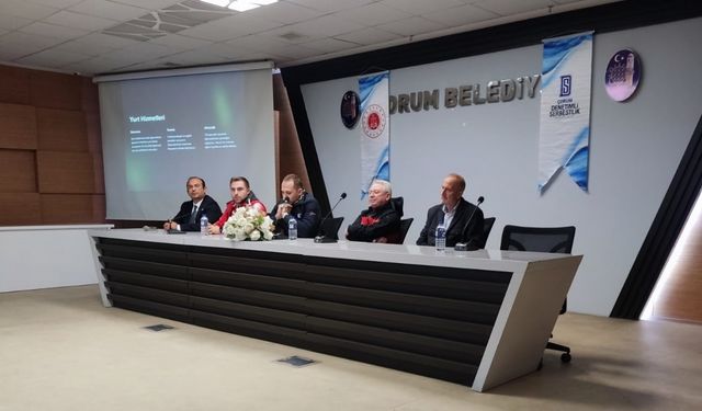 Çorum'da milli sporcular denetimli serbestlik yükümlüleriyle tecrübelerini paylaştı