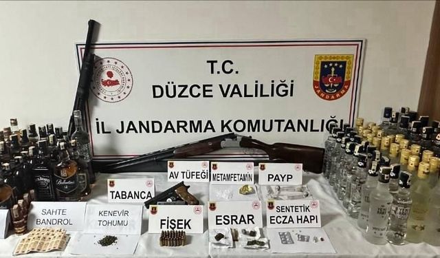 Düzce'de uyuşturucu operasyonunda 1 şüpheli yakalandı