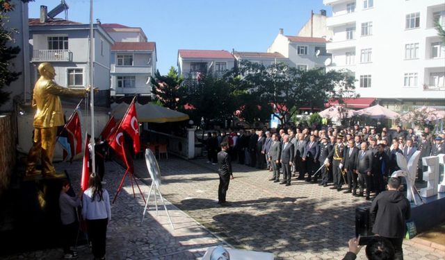 Giresun'da Cumhuriyet'in 101. yıl dönümü kutlandı