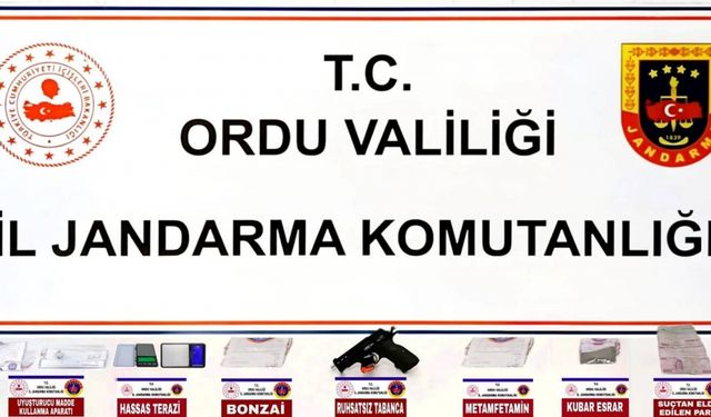 Ordu merkezli 2 ilde düzenlenen uyuşturucu operasyonu kapsamında 7 kişi tutuklandı