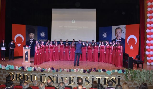 Ordu Üniversitesi'nde yeni akademik yıl törenle açıldı