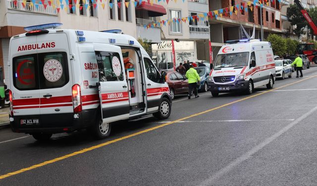 Ordu'da trafik kazasında 2 kişi yaralandı