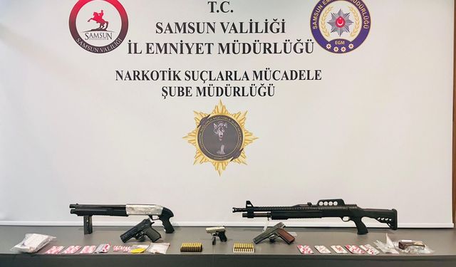 Samsun'da düzenlenen uyuşturucu operasyonunda 17 şüpheli yakalandı