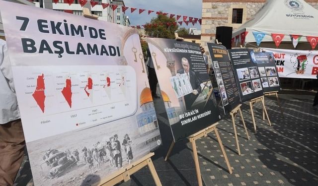 Samsun'da İsrail'in saldırıları protesto edildi