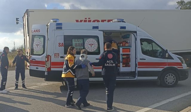 Samsun'da meydana gelen trafik kazasında 3 kişi yaralandı