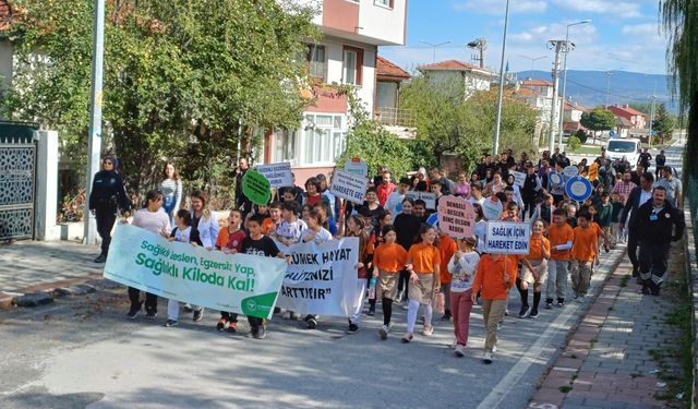 Yeniçağa'da "sağlıklı yaşam yürüyüşü" yapıldı