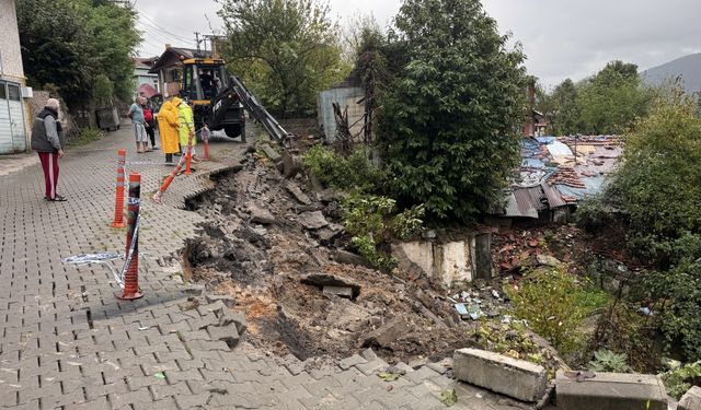 Zonguldak'ta kuvvetli yağış sonrası hasar tespit çalışmaları sürüyor