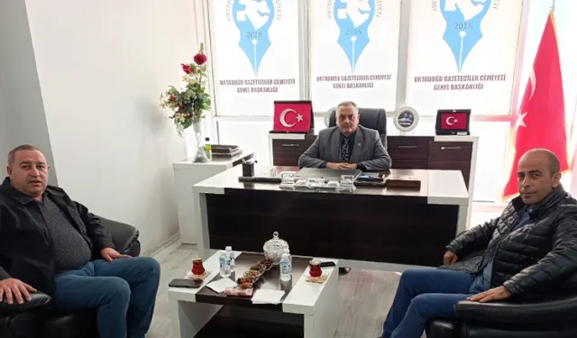 Mesut Demir ve İsrafil Avcı'dan Ağrı'da OGC Genel Başkanı Aydın’a ziyaret