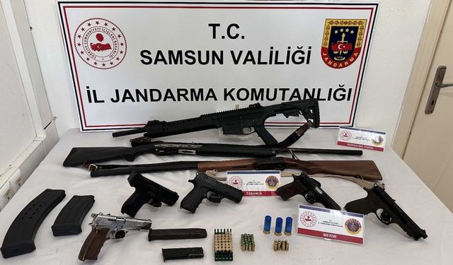 Jandarmadan kaçak silah operasyonu: 7 gözaltı