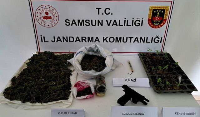 Jandarmadan uyuşturucu operasyonu: 1 kilo 471 gram skunk ele geçirildi