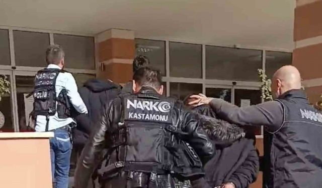 Kastamonu polisinden uyuşturucu operasyonu: 2 tutuklama