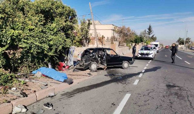 Kayseri’de kaza yapan Tofaş perte çıktı: 1 ölü, 3 yaralı