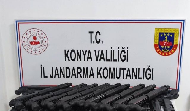 Konya’da kaçak silah operasyonu: 1 tutuklama