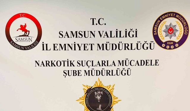 Samsun’da 1 kilo skunk ile yakalanan şahsa gözaltı