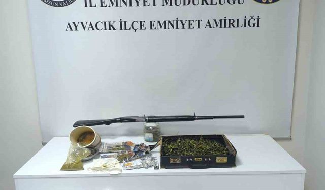 Samsun’da 2,5 kilo esrarla yakalanan şahıs gözaltına alındı