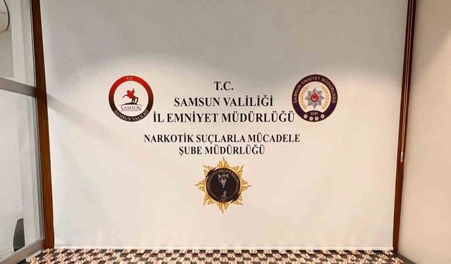 Samsun’da 3 bin 360 adet uyuşturucu hap ele geçirildi