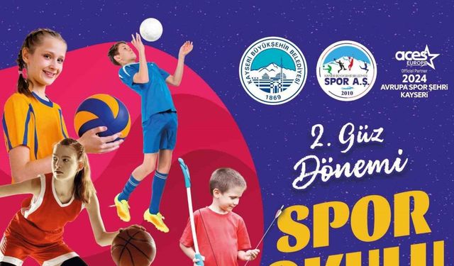 Spor AŞ’nin 2’inci güz dönemi spor okulu kayıtları başladı