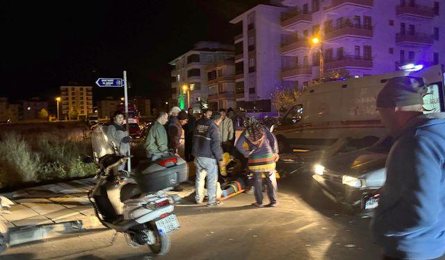 Çorum'da trafik kazası: Buharaevler'da otomobil ile motosiklet çarpıştı!