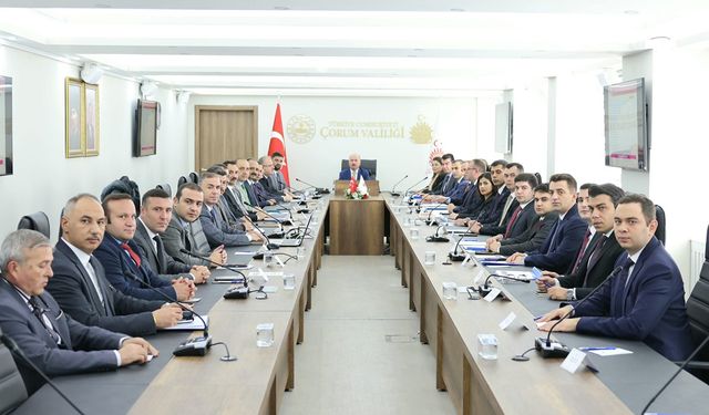 KÖYDES toplantısında Çorum'un kalkınma planları masaya yatırıldı!