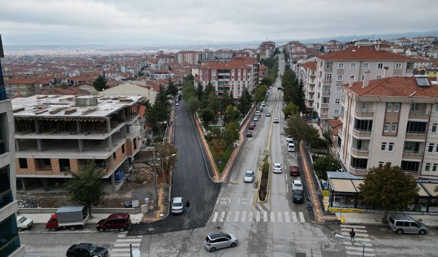 Çorum'da yollar yenileniyor, trafik rahatlıyor