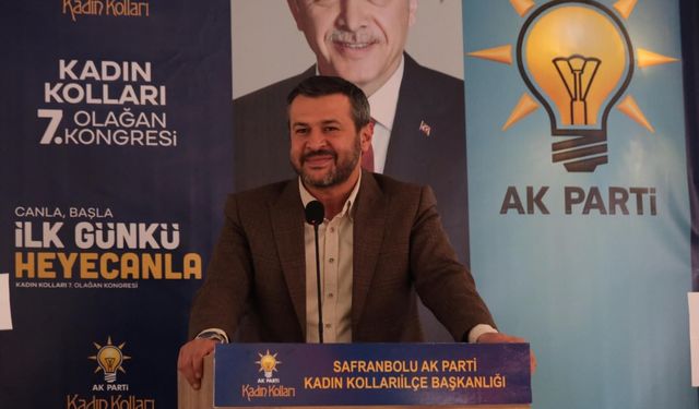 AK Parti Safranbolu Kadın Kolları 7. Olağan Kongresi yapıldı