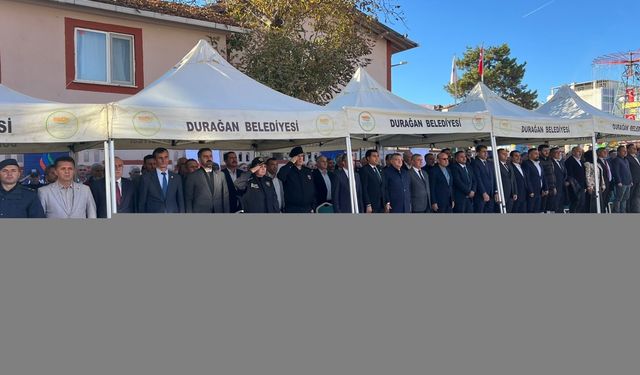 Durağan'da konutlara ilk doğal gaz verildi