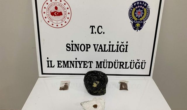 Sinop'ta uyuşturucu operasyonunda 3 şüpheli yakalandı