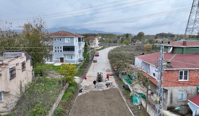 Terme'de ulaşım ağını geliştirme çalışmaları sürüyor