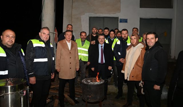 Trabzon Büyükşehir Belediye Başkanı Genç, Yıldızlı'daki içme suyu hattı çalışmalarını inceledi