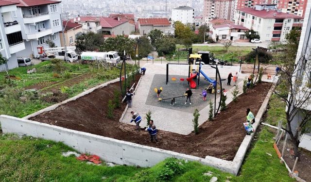 Canik’te çocuklara yeni parklar