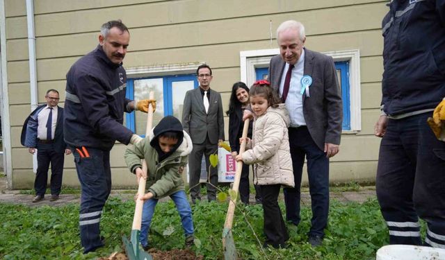 Diyabetli çocuklar, ’Diyabet Ormanı’na fidan dikti