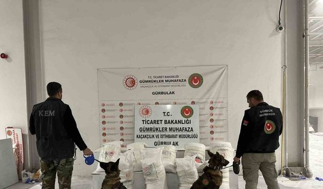 Gürbulak Sınır Kapısı’nda 4 buçuk tondan fazla uyuşturucu ele geçirildi