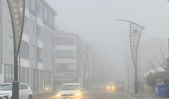 Kulu’da yoğun sis etkili oluyor