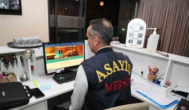 Mersin’de konaklama tesisi denetimi