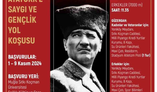 MSKÜ 31’inci Atatürk’e Saygı Gençlik Yol koşusu Pazar günü