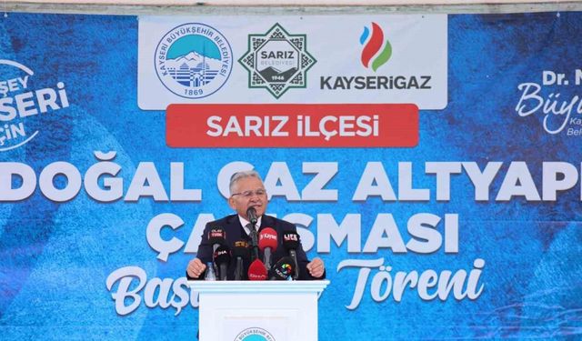 Pınarbaşı ve Sarız’da doğalgaz ateşi yanıyor