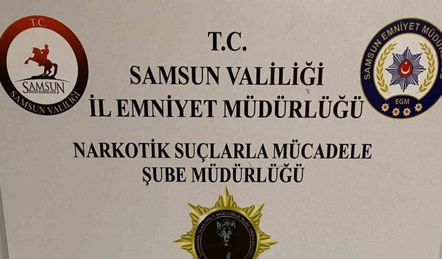 Samsun’da 64 gram metamfetamin ile yakalanan bir kişi gözaltına alındı