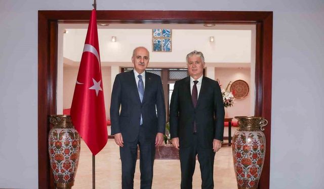 TBMM Başkanı Kurtulmuş, Türkiye’nin Brasilia Büyükelçisi Akça ile görüştü