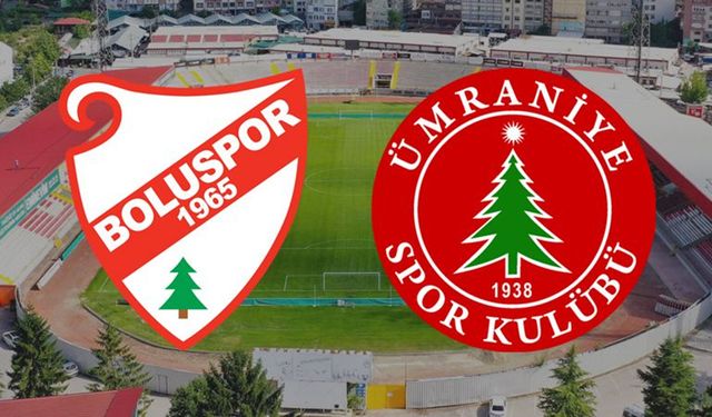 Boluspor Ümraniyespor maçı izle! Şifresiz Boluspor Ümraniyespor canlı yayın linki