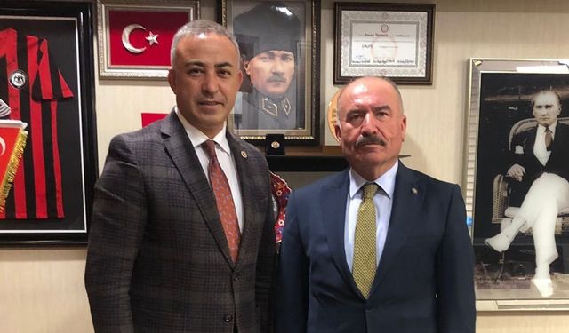 Çorum Valisi Ali Çalgan’dan Milletvekili Mehmet Tahtasız’a iade-i ziyaret